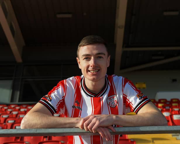Ruaidhri Higgins has backed Daniel Kelly to hit form for Derry City. Photo: George Sweeney