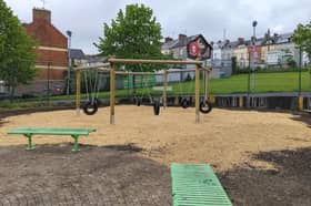 Climbing frames have been replaced at Jon Clifford Bull Park.