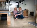 Laurie Schneider and Louise Carey