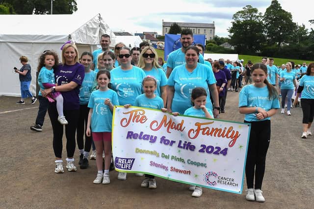 Forty teams, fundraising in the fight to beat cancer, participated in the 24 hour Legenderry Relay for Life at St Columba’s Park on Saturday. Photo: George Sweeney.