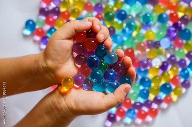 Water beads are a popular children's toy. cipolina - stock.adobe.com