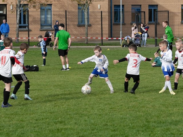 Action from Saturday's 2017s Sean O'Kane Memorial Cup at St. Joseph's Boys School.