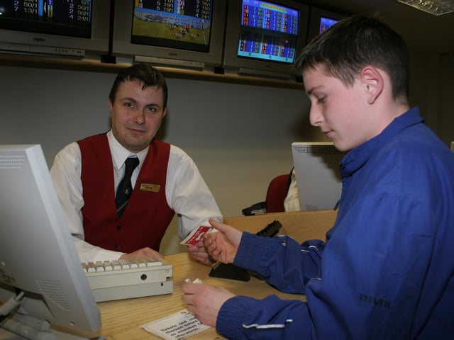 Derry and Donegal people enjoying a night at Lifford races in April 2005.