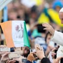 Pope Francis during his visit to Ireland in August 2018 for the 9th World Meeting of Families (Catholic Communications Office archive)