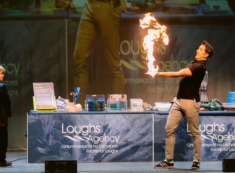 'Don't try this at home' as Mark the Science Guy showcases his scientific tricks