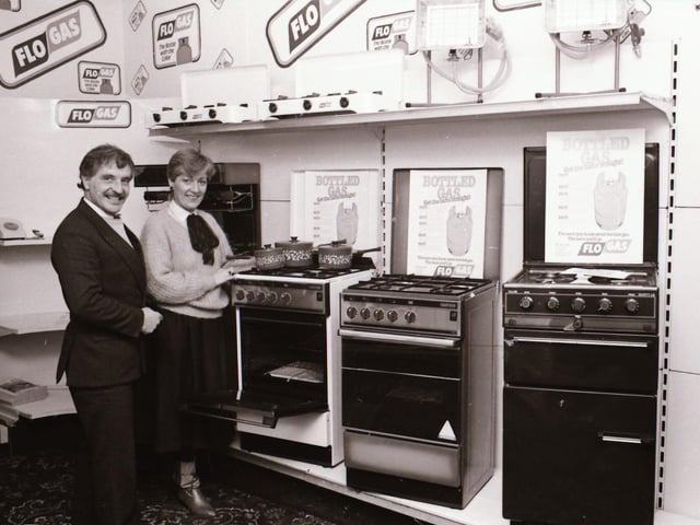 Showcasing the latest appliances at Foyle Gas.