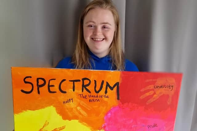 Derry artist Tori McNeill. Her Spectrum exhibition opens on Friday.