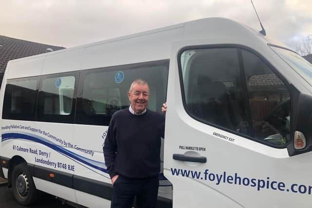 Foyle Hospice volunteer Sammy Nicholl.