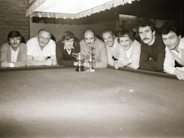 Shantallow Snooker Club Barr trophy.