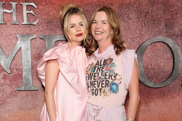 NEW YORK, NEW YORK - JULY 24: (L-R) Saoirse-Monica Jackson and her mother, Ruth, attend Netflix's "The Decameron" Clips & Conversation at The Angel Orensanz Foundation on July 24, 2024 in New York City. (Photo by Dia Dipasupil/Getty Images)