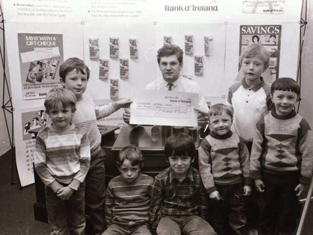 Children raising money for the Ethiopia Aid Appeal.