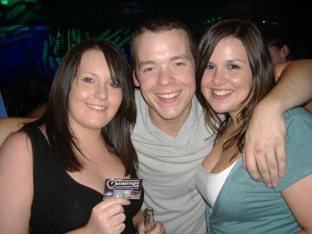 Derry people partying in pubs in the city in August 2005.
