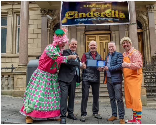 Willie Barrett is retiring from the stage while Grove is staging its annual pantomime, Cinderella at St Columb's Hall.