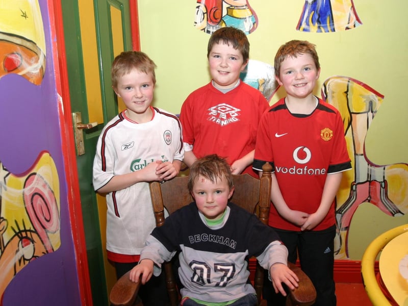 Parties and celebrations back in 2004: Ronan McIvor.