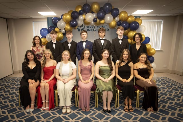 The Derry Credit Union Youth Committee pictured at Monday's Young People's Awards 2025 at the Waterfoot Hotel, Derry. (Photos: Jim McCafferty Photography)