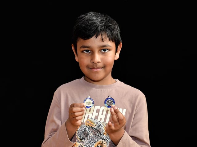 Sourik Basak achieved first place for Verse and second place Piano Own Choice age 8 - 10 at Feis Dhoire Cholmcille. Photo: George Sweeney
