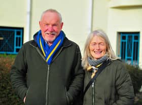 Chris and Carol Roulston. Photo: George Sweeney. DER2308GS – 05
