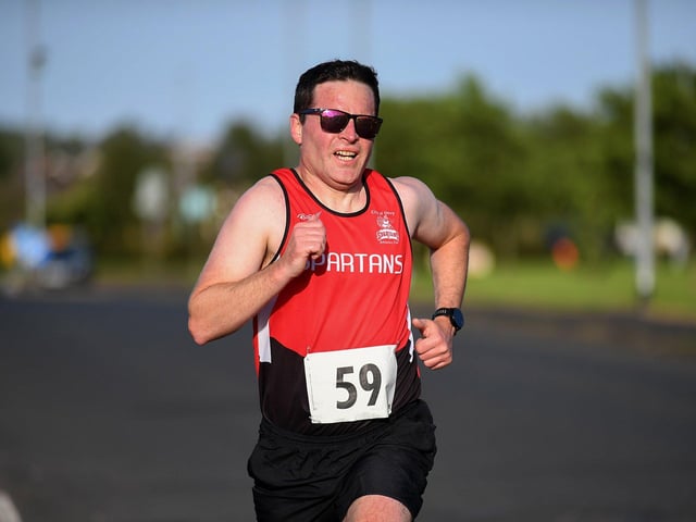 Kieran Hurley, City of Derry Spartans. Photo: George Sweeney