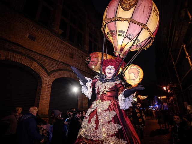 The Derry Halloween festivities got off to a spectacular start on Monday night with the city centre and surrounding areas thronged with locals and visitors soaking up the unique atmosphere.