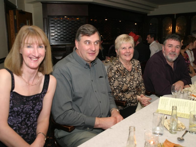 Christmas parties in Derry in December 2003.
