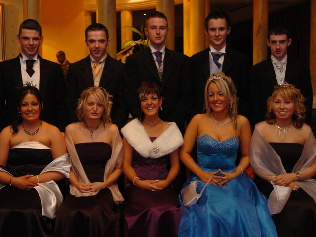 Seated, from left, Michelle McKeever, Julie Carlin, Michaela Cooke, Laura Jackson, and Linda Carton. Standing, from left, Rory McColgan, Eunan O'Neill, Fintan McWilliams, Andrew Miller, and Karl McShane. (1502PG07) : .