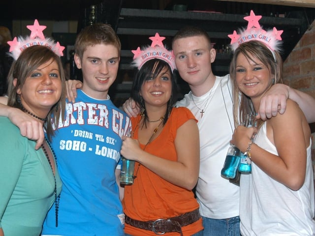 Parties and celebrations in March 2005: Andrea Fallon.