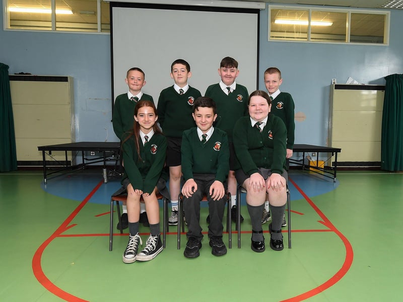 Mr Smith’s P7 class at Greenhaw Primary School.