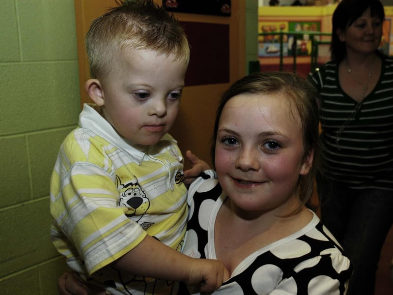 Nathan pictured with his sister Demi.
