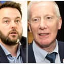 Mayor of Derry City & Strabane District Colr. Sandra Duffy, Foyle MP Colum Eastwood and East Derry MP Gregory Campbell.