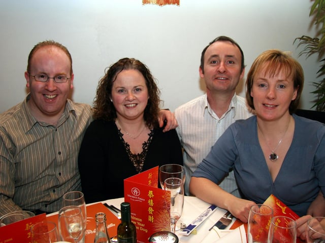 Sean Hickey, Geraldine Hickey, Ian Graham, Christine Graham 0012JML