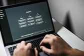 Screen with ChatGPT chat with AI or artificial intelligence.