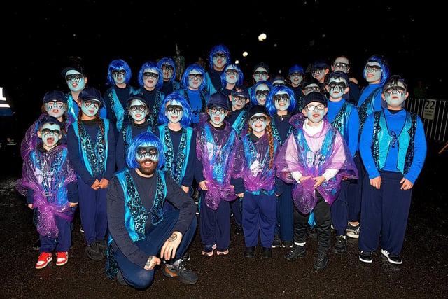 Urban Shock dressed in costume for the big Halloween carnival parade on Monday evening. Photo: George Sweeney.  DER2244GS – 067