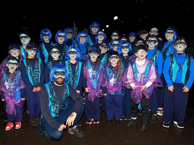 Urban Shock dressed in costume for the big Halloween carnival parade on Monday evening. Photo: George Sweeney.  DER2244GS – 067