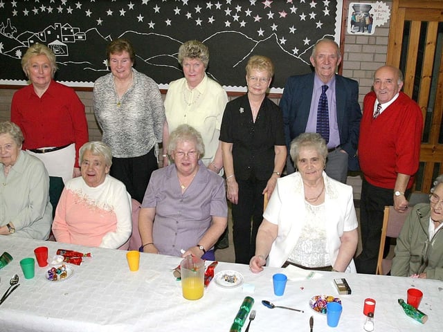 Christmas parties for Derry's senior citizens in December 2003