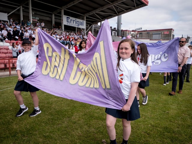 The annual Fan the Flame mass was celebrated recently in Celtic Park for pupils who recently made their confirmation.