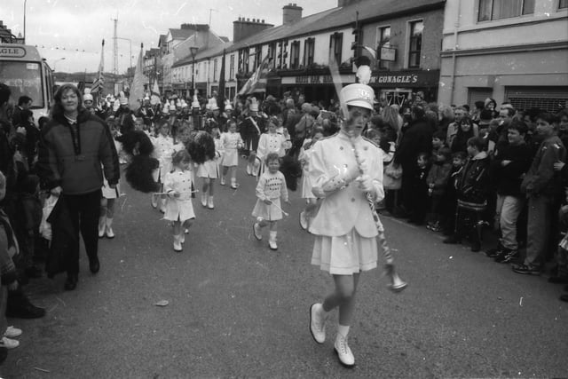 The St. Patrick's Day parade in Buncrana in 1998.