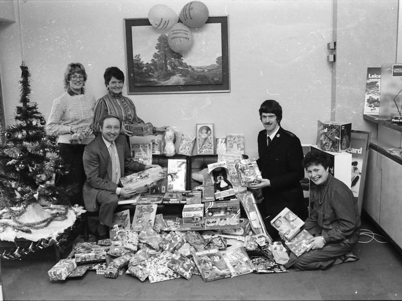 Toys for the Salvation Army Appeal at Leicester Building Society.