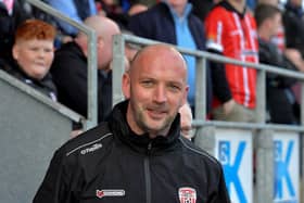 Derry City assistant manager Paddy McLaughlin. Picture by George Sweeney.