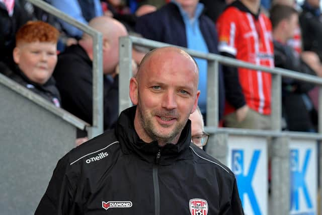 Derry City assistant manager Paddy McLaughlin. Picture by George Sweeney.