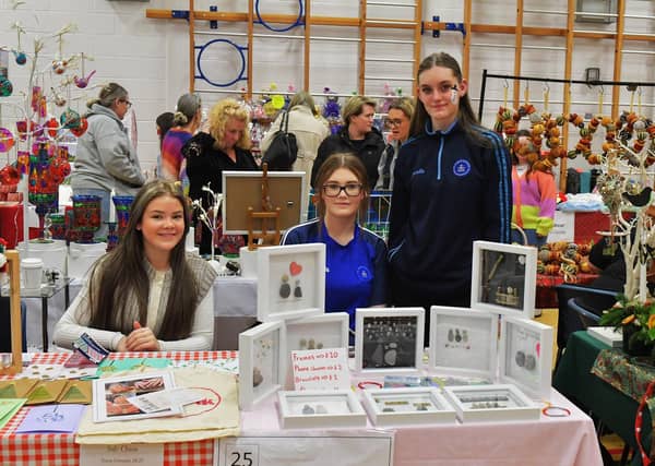 There were seventy stall holders, selling a variety of gifts, at St Marys College Christmas Craft Fair on Saturday. Photo: George Sweeney
