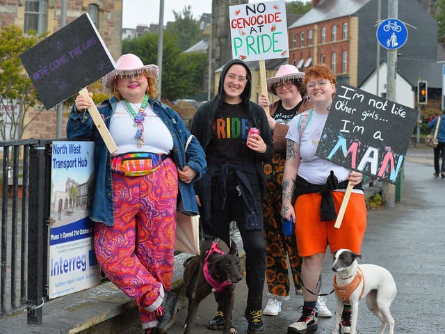 Revellers at the 2024 Foyle Pride Parade. Photo: George Sweeney