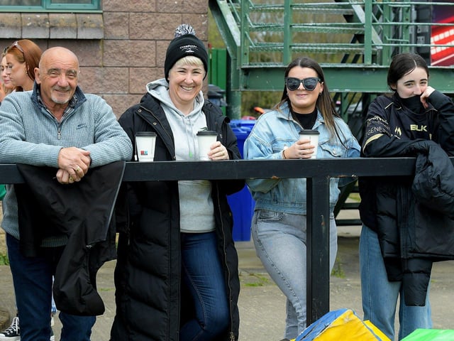 Rugby fans at the Ulster v Connacht game at Judges Road. Photo: George sweeney