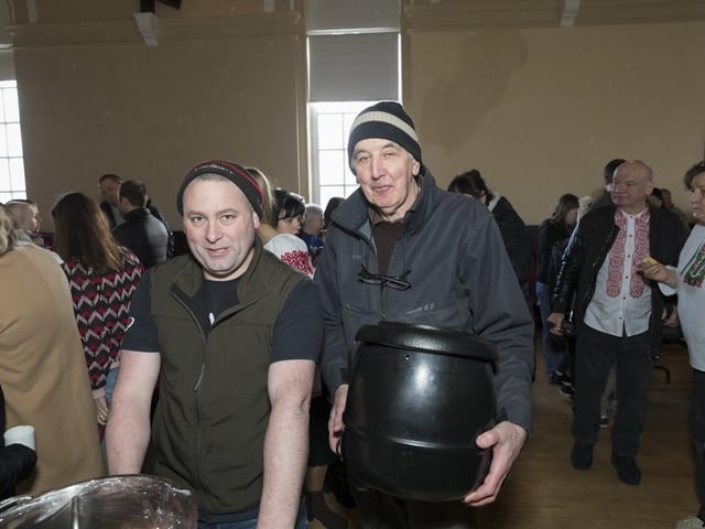 Colgan Hall faithful Danny and Johnny always on hand to help.