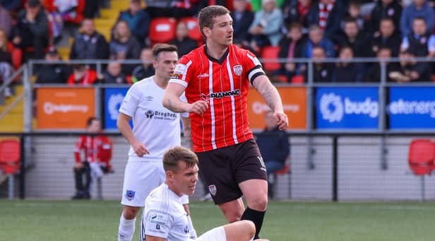 Drogheda came away from Brandywell with three points but they were frustrated with the performance of the referee.