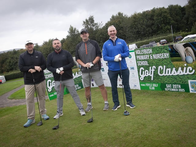 One of the Classic's sponsors 'Team MFC' pictured on Saturday. (Photos: Jim McCafferty)