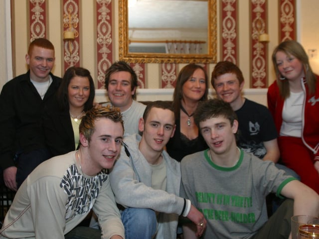 Party celebrations back in 2004: Declan Meenan.