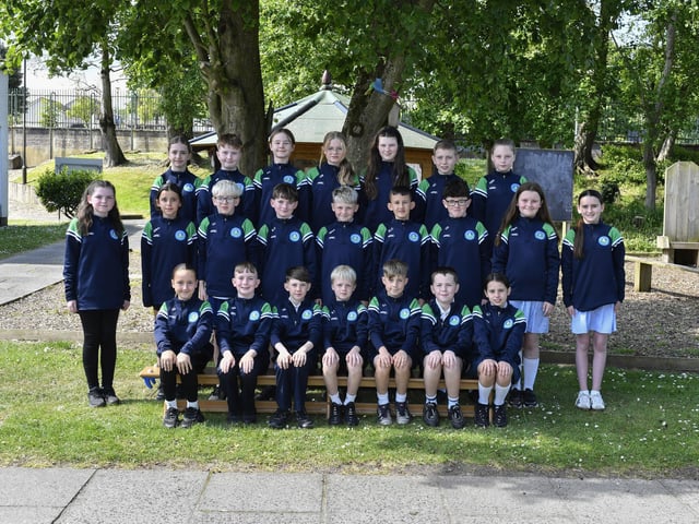 Mrs Deane’s P7 class at Sacred Heart Primary School.