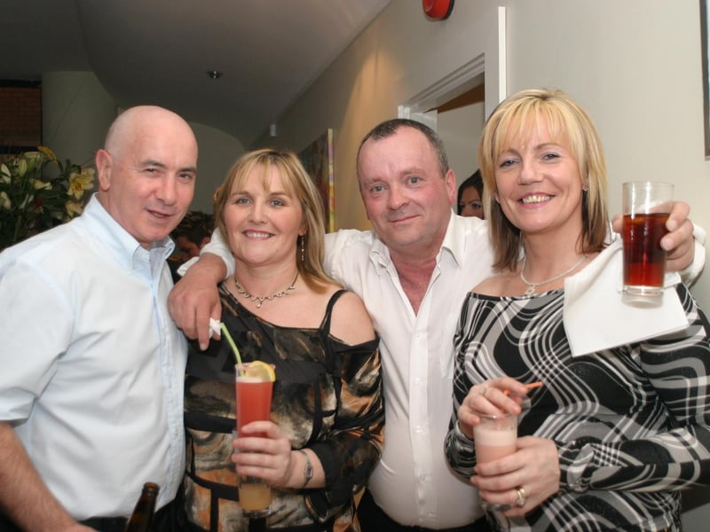 A night out for the staff at Suede Hairdressers and friends/ family back in April 2004.