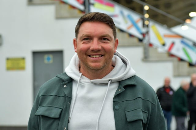 Former Derry City player and manager Kevin Deery pictured at the game against UCD on Friday evening last. Photo: George Sweeney.  DER2320GS – 119
