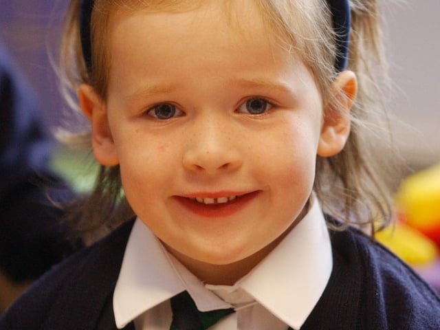 Amy Dunn. (3009PG31):20 years on: Young people across Derry and Donegal starting school in September 2003